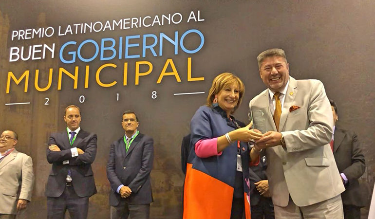 GUARANDA RECIBE PREMIO LATINOAMERICANO AL BUEN GOBIERNO MUNICIPAL