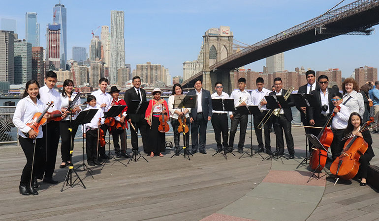 ORQUESTA SINFÓNICA INFANTO JUVENIL DE GUARANDA, EMBAJADORA DE NUESTRA MUSICA EN LOS ESTADOS UNIDOS