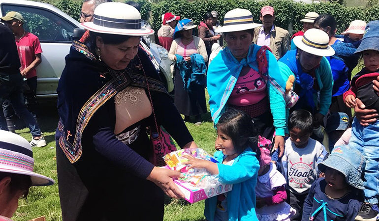 CON ALEGRÍA EMPEZÓ  EL AGASAJO NAVIDEÑO DE ACCIÓN SOCIAL