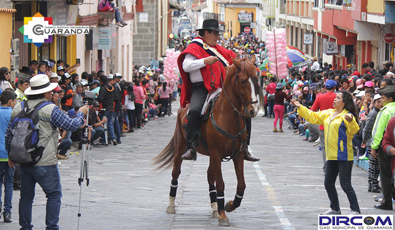 Galo Vásconez Del Salto, hizo su entrada oficial como Taita Carnaval 2017