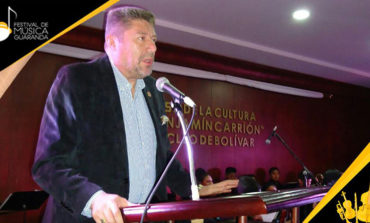 EL ALCALDE, RAMSSES TORRES, INAUGURA EL FESTIVAL DE MÚSICA GUARANDA