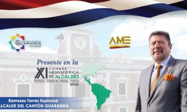 RAMSSES TORRES DELEGADO DE AME PARA PARTICIPAR EN LA  XI CUMBRE HEMISFÉRICA DE ALCALDES 2017