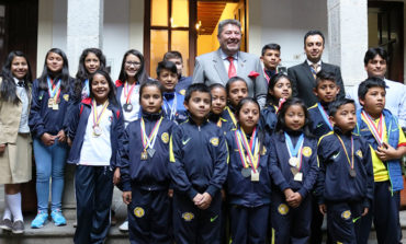ESCUELA MUNICIPAL DE TAEKWONDO AGRADECEN AL ALCALDE TORRES POR EL APOYO PERMANENTE