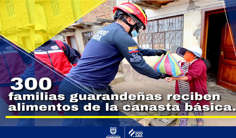 ALIMENTOS DE LA CANASTA BÁSICA LLEGAN A TRESCIENTAS FAMILIAS DEL CANTÓN