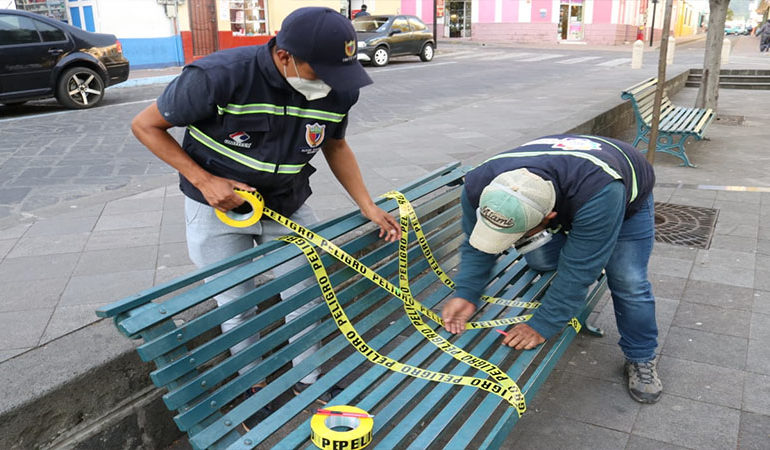 UMTTTSV SEÑALIZA ESPACIOS DE CONCENTRACIÓN MASIVA