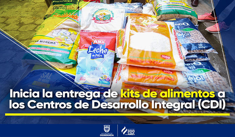 INICIA ENTREGA DE KITS DE ALIMENTOS A CENTROS DE DESARROLLO INTEGRAL