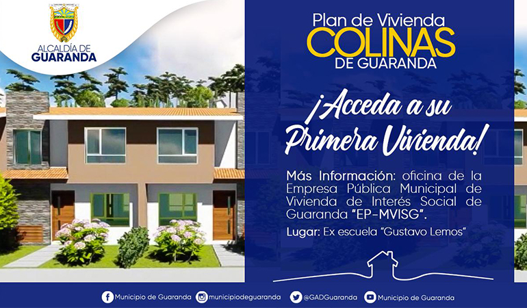 ENTRA EN MARCHA EL PLAN DE VIVIENDA SOCIAL DEL MUNICIPIO DE GUARANDA