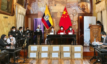 GUARANDA RECIBE 20.000 MASCARILLAS DE BIOSEGURIDAD