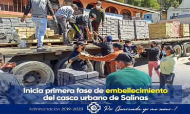 INICIA PRIMERA FASE DE EMBELLECIMIENTO DEL CASCO URBANO DE SALINAS