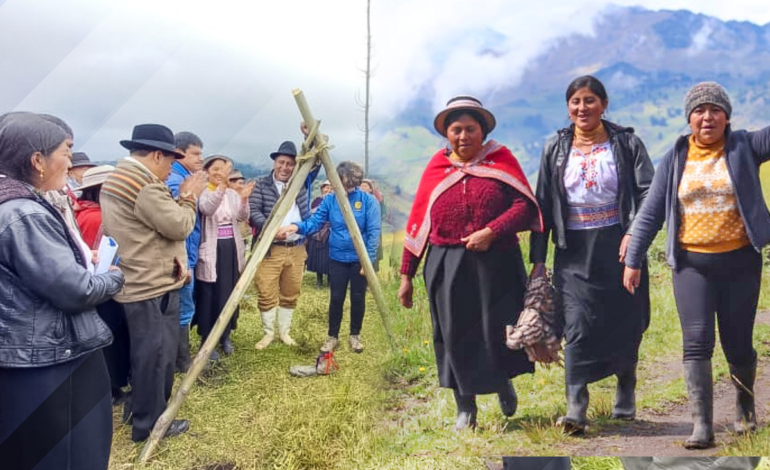 NUEVO SISTEMA DE AGUA POTABLE EN QUILITAHUA, BENEFICIARÁ A MÁS DE 150 USUARIOS DE LA ZONA NORTE DE GUARANDA.