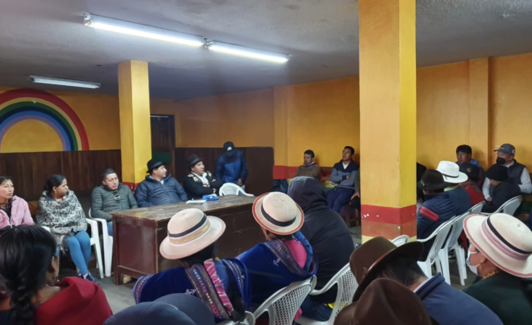 Consensos en la asamblea permanente de la “FECAB-BRUNARI” y Alcaldía de Guaranda