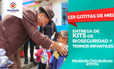 ACCIÓN SOCIAL ENTREGA KITS DE BIOSEGURIDAD A 36 CDI DEL CANTÓN