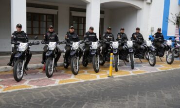 MUNICIPIO DE GUARANDA ENTREGÓ MOTOCICLETAS PARA SEGURIDAD CIUDADANA