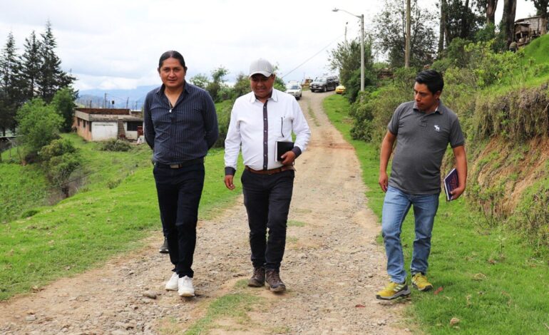 LA PRIMERA AUTORIDAD DEL CANTÓN GUARANDA REALIZÓ RECORRIDOS EN TERRITORIO