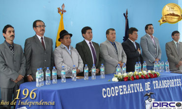 Vicealcalde participó de la Sesión Solemne por los 59 años de creación de la Coop. de Transporte “Flota Bolívar”
