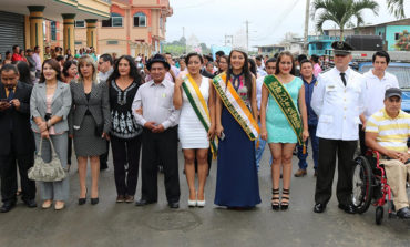 VICEALCALDE PRESIDE ACTOS CÍVICOS DE ANIVERSARIO DE LA PARROQUIA SAN LUIS DE PAMBIL