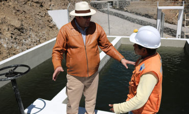 ALCALDE TORRES SE REÚNE CON DIRIGENTES DE CODIAG  Y VISITA LA PLANTA DE CAPTACIÓN DEL PROYECTO PARA LA REGIONAL VINCHOA