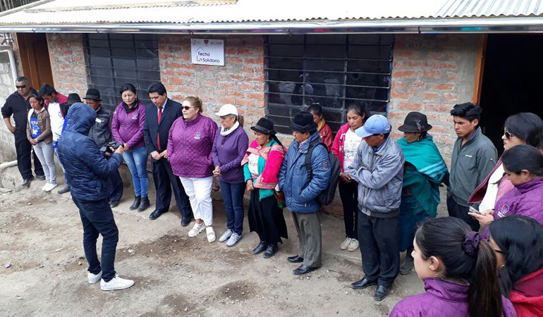 TECHO SOLIDARIO DEVUELVE LA ESPERANZA A DOS FAMILIAS SIMIATEÑAS