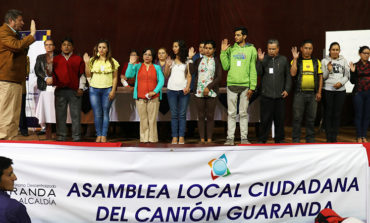 EL CANTÓN GUARANDA ELIGIÓ A LA NUEVA DIRECTIVA DE LA ASAMBLEA LOCAL CIUDADANA