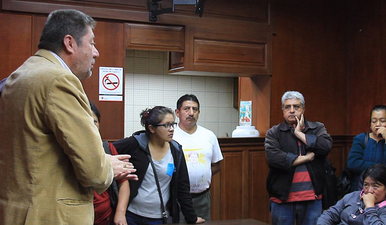 MORADORES DE NEGROYACO AGRADECIERON AL ALCALDE  LA APERTURA Y APOYO BRINDADO