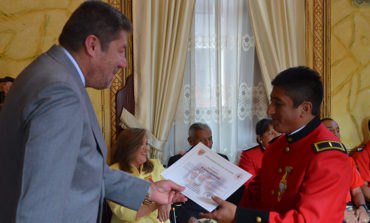 ALCALDE RAMSSES TORRES  RECONOCE EL ESFUERZO DE LOS MIEMBROS DEL CUERPO DE BOMBEROS