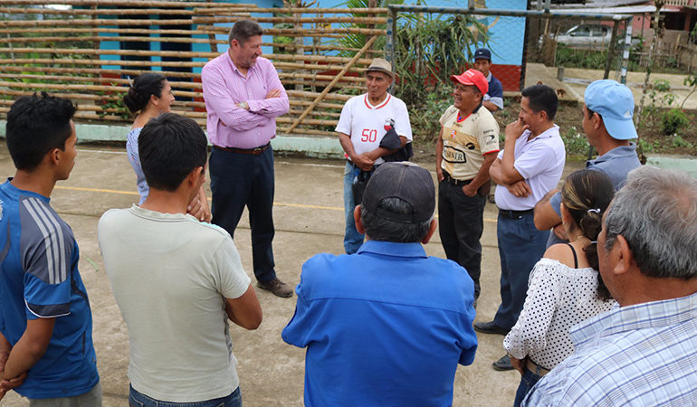 ALCALDE RAMSSES TORRES RECORRE SAN LUIS DE PAMBIL