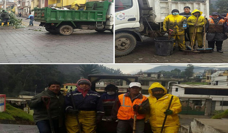 MUNICIPIO DE GUARANDA REALIZÓ OPERATIVO DE LIMPIEZA POR FIN DE AÑO Y AÑO NUEVO