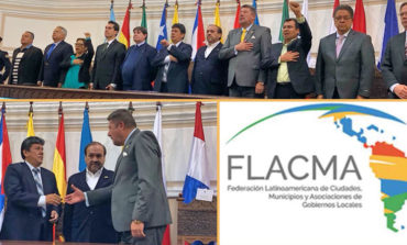 ALCALDE ASISTE A ACTO INAUGURAL DE FLACMA EN BOLIVIA