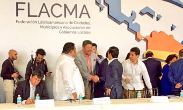 ALCALDE DE GUARANDA CUMPLE DELEGACIÓN INTERNACIONAL DE AME