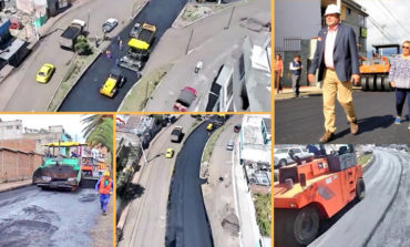 AVANZA EL ASFALTADO DE LA AVENIDA CÁNDIDO RADA