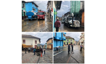 TRABAJOS INMEDIATOS DE LIMPIEZA Y OTROS ANTE IMPREVISTO TEMPORAL INVERNAL