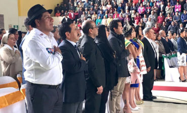 ALCALDE MEDARDO CHIMBOLEMA ASISTIÓ AL ACTO DE POSESIÓN DE LAS NUEVAS AUTORIDADES DEL CANTÓN CHIMBO