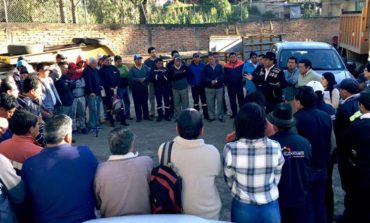 ALCALDE MEDARDO CHIMBOLEMA MANTUVO REUNIÓN CON LOS EMPLEADOS DEL TALLER MUNICIPAL