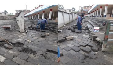 TRABAJOS DE ADECENTAMIENTO EN LA PLAZA DE ANIMALES