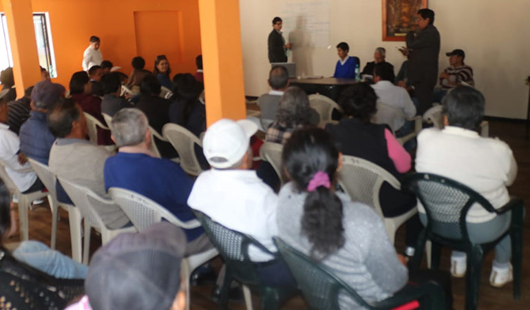 SAN LORENZO ELABORA PRESUPUESTO PARTICIPATIVO 2019 CON MUNICIPIO DE GUARANDA