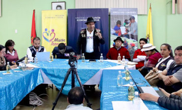 ALCALDE DE GUARANDA PARTICIPA DE LA MESA INTERSECTORIAL
