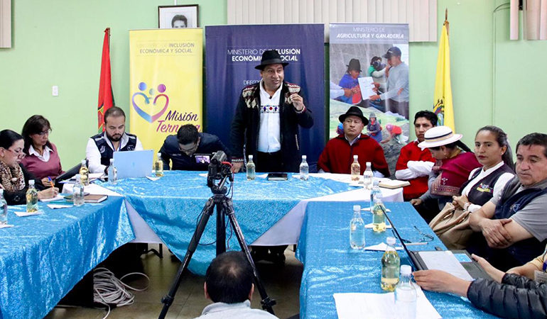 ALCALDE DE GUARANDA PARTICIPA DE LA MESA INTERSECTORIAL