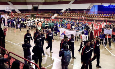 ALCALDE DE GUARANDA INAUGURA EL CAMPEONATO INTER-INSTITUCIONAL FUTBOL  7