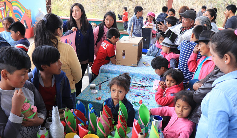 LA FUNDACIÓN SU CAMBIO POR EL CAMBIO Y GAD-CG REALIZARON CIERRE DE LOS TALLERES DE VERANO