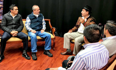 MEDARDO CHIMBOLEMA DIALOGÓ CON LOS MEDIOS DE COMUNICACIÓN