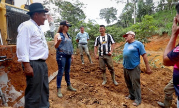 ALCALDE DEL CANTÓN GUARANDA, VERIFICA AVANCE DE OBRAS EN SAN LUIS DE PAMBIL