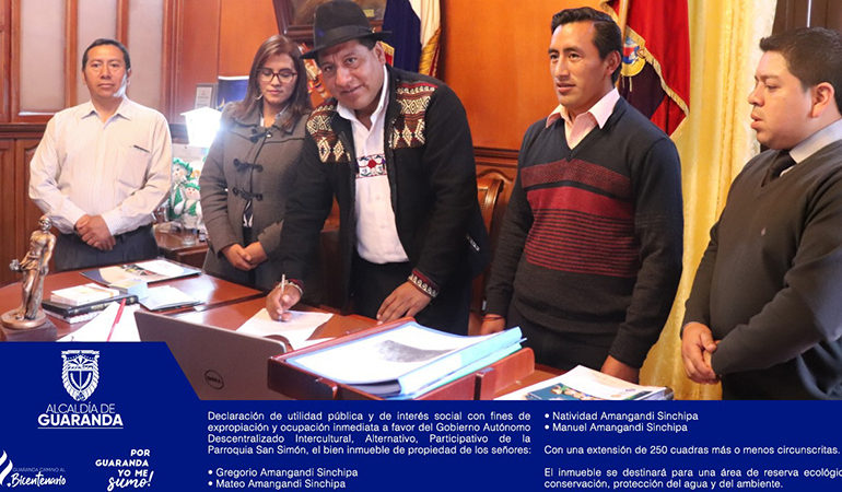 SUSCRIPCIÓN DE RESOLUCIÓN EN FAVOR DEL MEDIO AMBIENTE