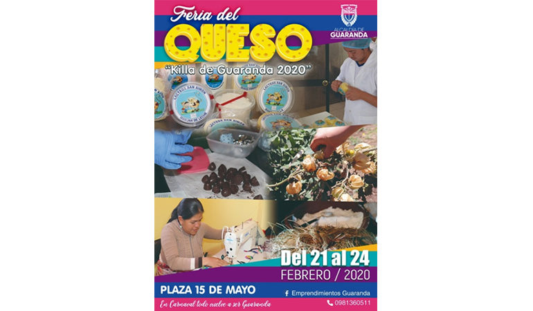 MUNICIPIO TE INVITA A PRESENTAR TU EMPRENDIMIENTO EN LA FERIA DEL QUESO “KILLA DE GUARANDA 2020”