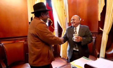 VISITA PROTOCOLAR DEL GOBERNADOR DE LA PROVINCIA BOLÍVAR