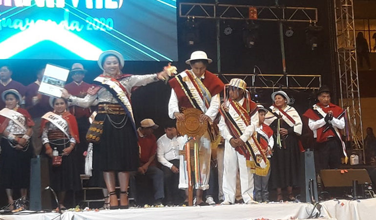 GUARANDA YA CUENTA CON  SUS DIGNIDADES DEL PAWKAR RAYMI 2020