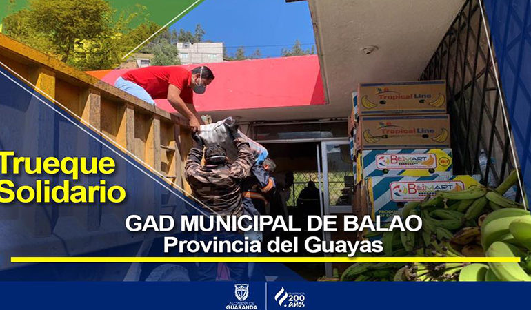 Guaranda y Balao desarrollan “Trueque Solidario”