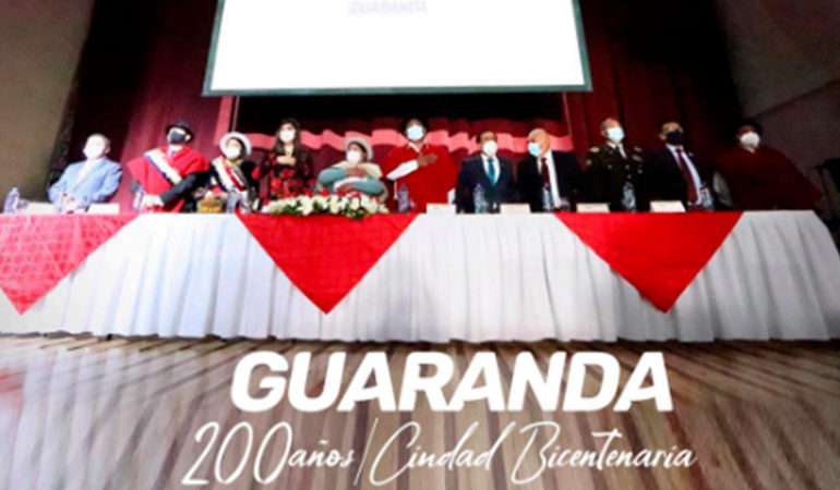 ALCALDÍA DE GUARANDA CONMEMORA EL BICENTENARIO CON OBRAS
