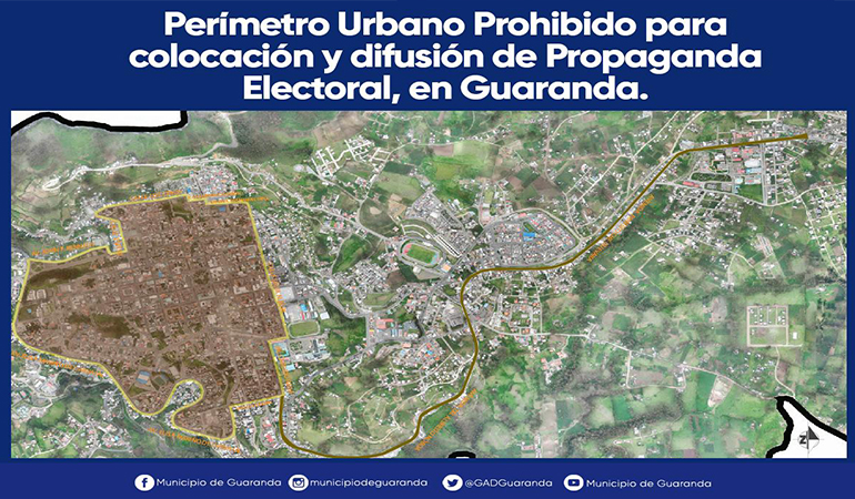 ALCALDÍA DE GUARANDA INTENSIFICA CONTROL DE PROPAGANDA POLÍTICA
