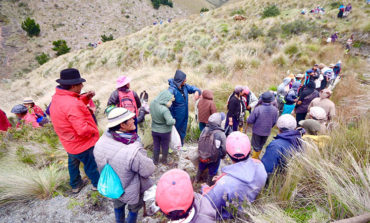 ALCALDÍA DE GUARANDA LIDERA LA MINGA POR EL AGUA EN EL PÁRAMO DE QUINLLUNGA