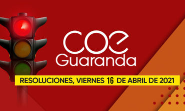 COE GUARANDA MANTIENE SEMÁFORO ROJO EN EL CANTÓN